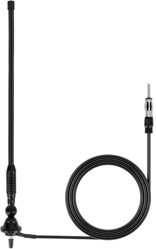 QWORK® Marine Radio Antenne, 16 Zoll Gummi Antenne Auto, Wasserdicht und Korrosionsbeständig Antenne, für Wohnmobil, Lastkraftwagen, Yacht, Boot