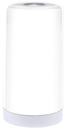 ADEPTNA Colour Changing Touch Lamp - Portable USB Type-C Bedside Lamp, 26 Lumens, 12 Dimmable RGB & White Colour Modes, Perfect for Bedrooms, Nurseries, and Offices - Ideal for Nightstand