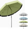 OPOLDBDMAC Ombrellone Da Giardino Portatile Per Esterni Con Palo In Acciaio Inclinabile, Impermeabile. Ombrellone Da Balcone Con 8 Stecche, Disponibili In Altezze Di 300CM, Regolabile In Altezza.(Gree