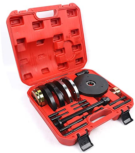 Kit de herramientas de extracción de rodamientos de rueda, extractor de prensa eficiente para reparación y reemplazo rápidos