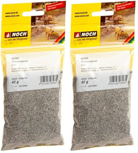 NOCH - 08460 - Matière à Floquer - Gris (Lot de 2)