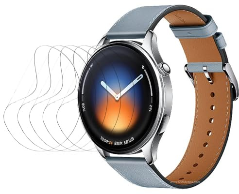 Renwox 5pcs pellicola idrogel per Xiaomi Watch 5 1.54 | Orologio intelligente Flessibile HD Clear Pellicola Protettiva Schermo TPU Ultra Sottile, Touch Sensibile, Senza bolle