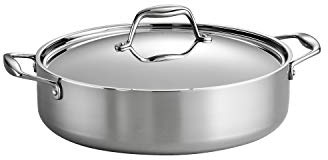 Tramontina 6 QT Covered Braiser - Tri-Ply Clad SS - SEA - Gourmet