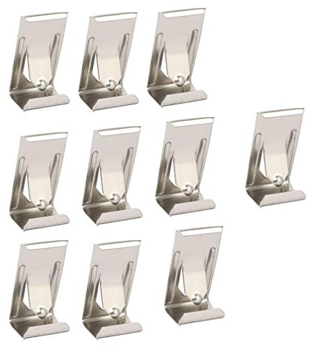 CLISPEED 50Pcs Molla in Metallo Gira Clip Cornice per Foto Gancio a Molla per Immagine Stampante 3D Strumento Gancio Clip Letto in