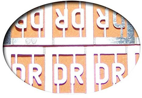 modellbahn-exklusiv Deutsche Reichsbahn (DR) Symbole, Bausatz für 10 Stück, Spur 0, H0, TT, N, Z