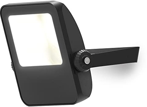 4lite Outdoor Floodlight (Black) 1150lm IP65 Rated LED Integrated 10W Flood Light - 4L2/1020-4Yr Guarantee