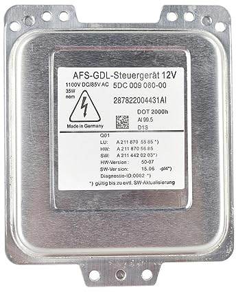 DYOG Ballast Phare Voiture Ballast de Phare HID au xénon D1S pour Mercedes pour Classe E W211 E320 E350 E550 E63 S211 5DC009060-00 A2118705585 Accessoires de Voiture Ballast Phare HID