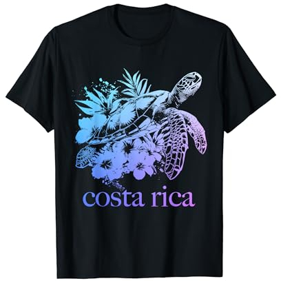 Souvenir zum Tauchen mit Meeresschildkröten aus Costa Rica T-Shirt
