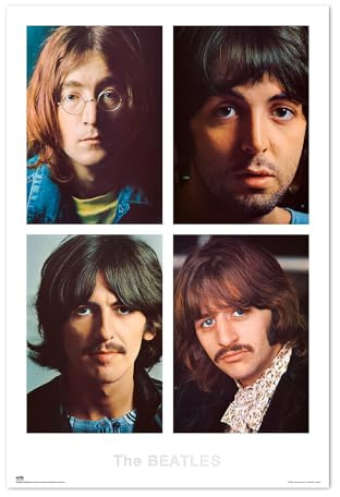 Grupo Erik The Beatles White Album Poster - 36 x 24 pouces / 91,5 x 61 cm - Expédié roulé - Cool Posters - Posters & Prints - Affiches murales