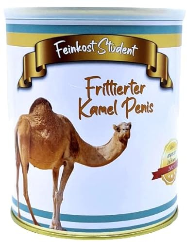 Frittierter Kamel Penis aus der Dose Scherzarktikel, Lustige Geschenkidee, Party-Brüller, Spaßgeschenk, Halloween, Geburtstagsgeschenk