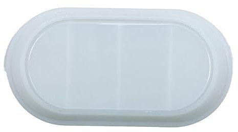 Kristall-Epoxid-Silikonform, oval, zum Gießen mit Harz, Beton, Zement