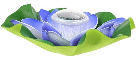 BESPORTBLE Lotusförmige Schwimmende Teichlichter Für Außenpool Gartendekoration Auspc Material Leichthochsimuliert Wasserfest Für Festivalbeleuchtung
