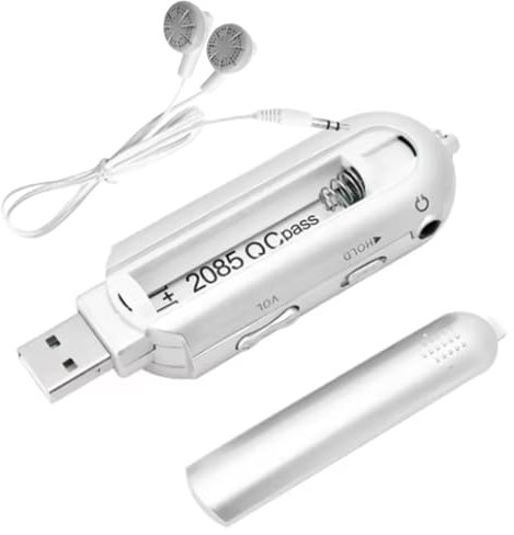 Reproductores MP3 | Radio MP3 Infantil A Pilas | Reproductor USB para Coche con Pantalla para Grabación, Uso Diario, Niños, Running, Camping, Viajes y Exteriores