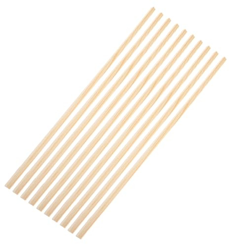 FONDOTIN 10pièces Lot De Baguettes Bois Triangulaires Pour Finition Murale Et Décor Fenêtres Tiges Décoratives Diy Pour Maison Bureau Moulure Et Polyvalente