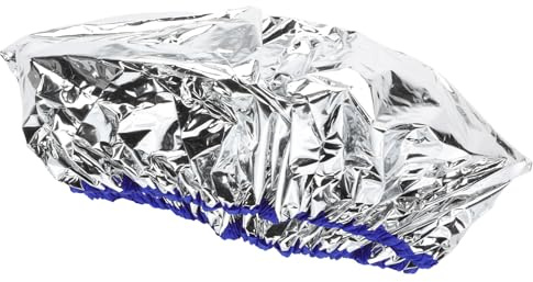 HONITANO Alufolie Haarkappe Mit Temperaturerhalt Mittelgroß Konstante Wärmehaube Für Haarpflege Salon Haarschutz Für Tiefenpflege Wiederverwendbar Haarschonend