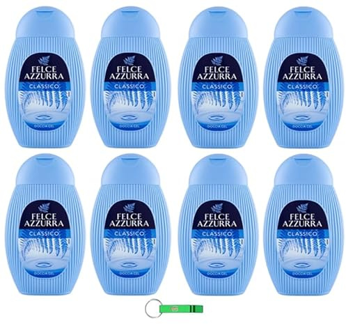 Felce Azzurra Gel Doccia Classico/Inconfondibile Profumo Doccia Gel 250 ml + Portachiavi Beni Culinari