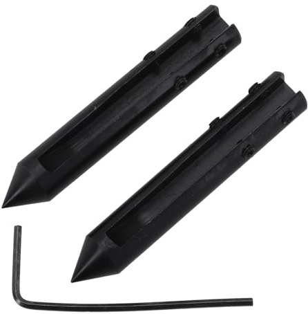 FACAIIO Sonde de jauge centrale pour étriers de 10,2 cm, 15,2 cm, 20,3 cm, aiguille à tracer en alliage d'acier de 1 cm de diamètre avec cône 60°, pour étriers numériques à cadran vernier