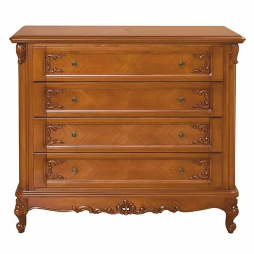Casa Padrino Cómoda barroca de lujo marrón 120 cm - muebles de dormitorio barroco