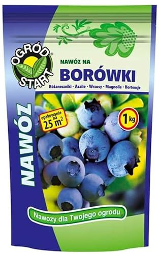 Concime per mirtilli 1kg - 25m2 - piante acidofile - fertilizzante granulare