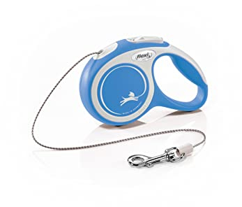 flexi Hundeleine, ausziehbar, mit weichem Griff, 3 m / 5 m / 8 m / 8 m / 8 - 20 kg 4000498042731 blau small