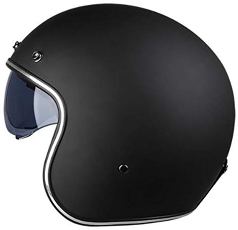 Jet Motorradhelm Verletzungen Motorrad Crash Half Helm Motorradhelm Herren Retro Halb Jet Helme für Männer Frauen Motorradhelme Kaski Helma Hjelm Kypärä Helm