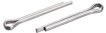 sourcing map 60 Stück Splintstift Geteilter Splint Befestigung Edelstahl Clip Sicherungssplinte für Automobil Mechanik 2 mm x 16 mm