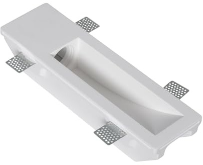 Applique Murale Intégration Plâtre/Pladur pour Ampoule LED GU10/GU5.3 Coupe