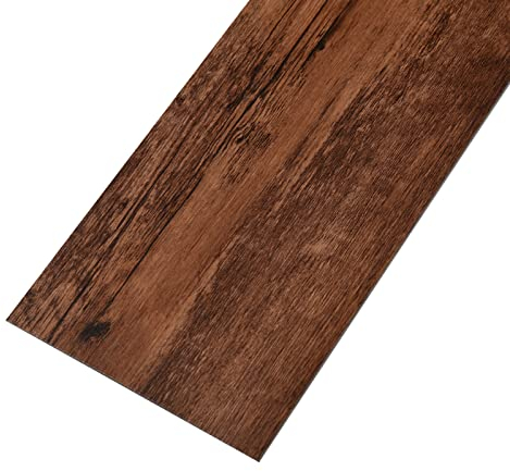 HARICSET Venylbodenbelag klick Vinyl-Fliesen Vinylboden Dielenboden Dünn Fliesen für Fußbodenheizung Wasserdicht(Size:10sqm,Color:W06)
