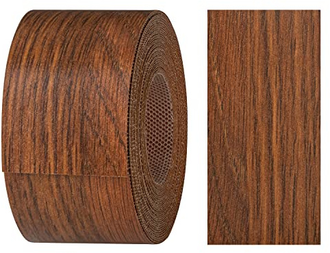 haggiy Kantenumleimer Melamin - 40mm x 5m, Dekor: Eiche rustical | Kantenband mit Schmelzkleber, Umleimer zum Aufbügeln, für Regalbretter & Platten