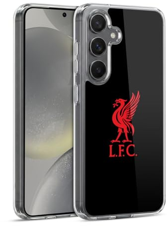 Head Case Designs Offizielle Liverpool Football Club Logo Rot Und Schwarz Liver Bird Gelhülle [Militärischer Schutzgrad] Kompatibel Mit Samsung Galaxy S24 5G Und Kompatibel Mit MagSafe