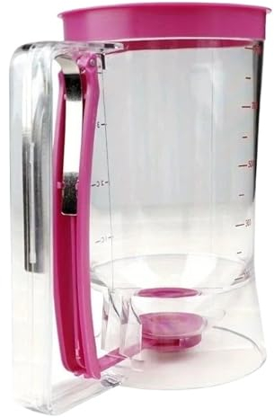 Distributeur De Pâte À Pâtisserie De 900ml, Entonnoir Gradué À Main, Distributeur De Pâte For Crêpes, Cupcakes, Gâteaux, 1 Pièces (Color : Purple)