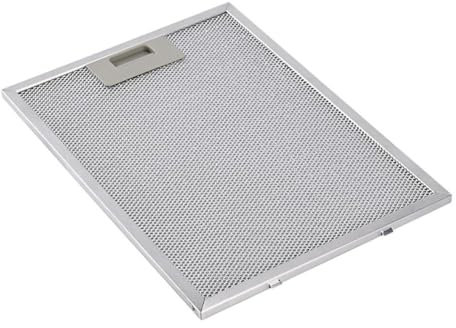 Lot de 2 filtres à graisse en maille métallique pour hotte aspirante - 320 x 260 mm - Pour filtre extracteur de maille, grille d'aération en métal