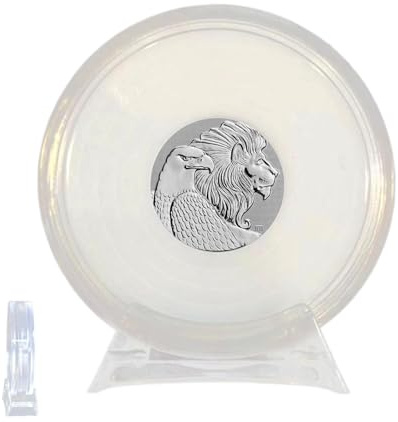 Myntinnehavare, mynthållare Akryl Clear Coin Holder | Insamlingstillbehör, Dollar Protection Cases for Home Office Desktop Cabinet Bookhelf