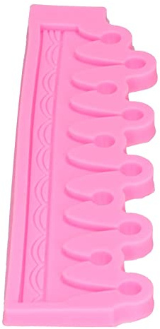 3D Kreis Krone Form Silikon Fondant Form Schokolade Fo rm Sugarcraft Candy Forms Gumpaste Forms Kuchen Cupcake Topper Dekoration Werkzeug