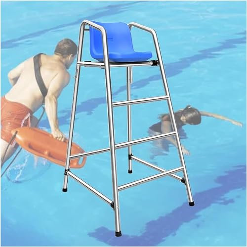 Stain Tabouret de sauvetage – Échelle de sécurité amovible pour piscine, siège d'arbitre confortable pour compétition, plage, terrasse et quai