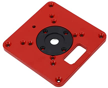 Placa de Inserción de Mesa de Enrutador de Aluminio de Precisión, Escamas Duales, Sujeción Más Segura, Instalación de Simplificar, Carpintería Mejorada, Aleación Premium para Máquina de Recorte