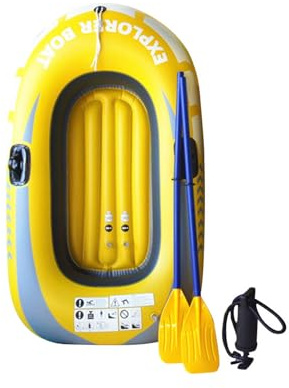 Floating Kayak - Air Boat, Drifting Raft | or Two Person Use, Leak | Proof Seals, UV-Protected Layer, Reliable for Touring, Camping Expeditions, Outdoor Floating Sports and Lake Paddling