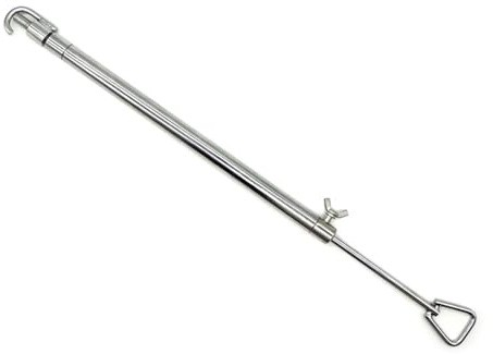 WATERBELINE Barra de elevación de capó, para puerta de coche, ajustable de 45 cm a 75 cm, montaje sin tornillos, antideslizante, puerta de coche