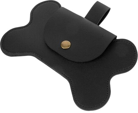 DECOMELODY Porta Sacchetti Igienici per Dispenser per Sacchetti per Escrementi e Compatto con Impugnatura Ergonomica Accessorio per Guinzaglio Facile da Trasportare e