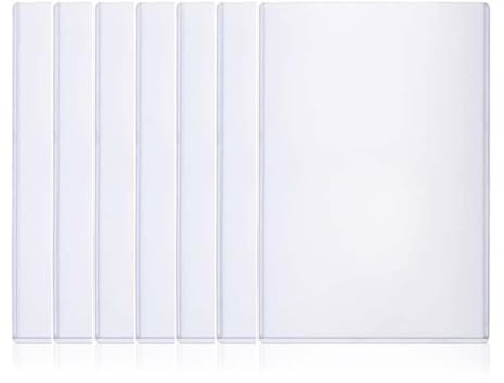 JUGUTA 6 Stück Ausweishülle A7 Fahrkartenhülle 78×110 Mm Transparente Kartenhüllen Scheckkartenhülle Für Schülerausweis Hülle Fahrkarte Ec Kreditkarte Robuste Kunststoff Schutzhüllen