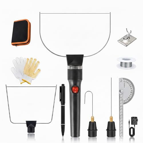 ROOKNEX 4 in 1 Hot Wire Foam Cutter Tool (11 Pcs), 18W Electric Polystyrene and Styrofoam Cutter for Foam Board Cutting & Carving, Hole Digging, Detail Handling, DIY Crafts Polystyrene Pen Kit