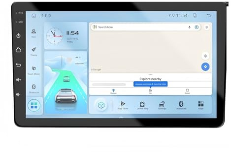 Schermo dell'auto Universale 9 10 pollici per t100 Android Autoradio Lettore DVD Carplay Stereo Navigazione GPS(2g)