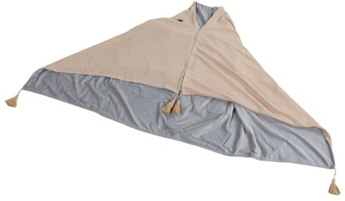 Generic Heated Portable USB Shawl Fast Heating Wearable Electric Blanket 3 Heating Settings for Outdoor Home Use Lightweight Fabric