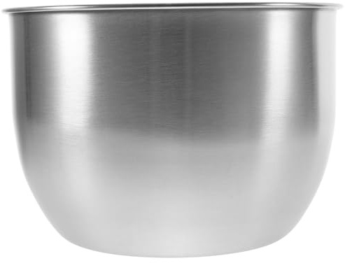 TOGEVAL Ciotola per Mescolare in Metallo Inox Design Antiscivolo, Profonda e Versatile per Impasti e Condimenti, Adatta a Cucine Domestiche e Professionali, Diametro 19 CM
