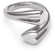 SINGULARU - Ring Abbraccio Amour. Edelstahl. Schmuck für Damen.