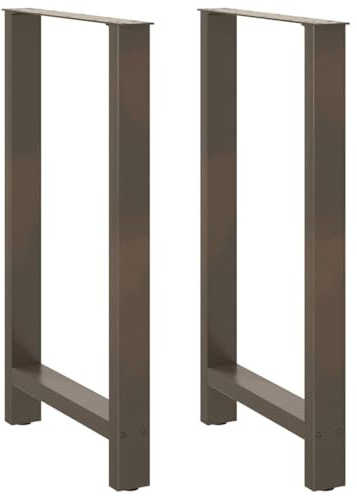 Tmriohed Bartischbeine 2er Set Stahlgestell 60x(100-101) cm, Pulverbeschichtete Tischkufen für Stehtisch, Höhenverstellbare Industriedesign Tischbeine für DIY Bartisch