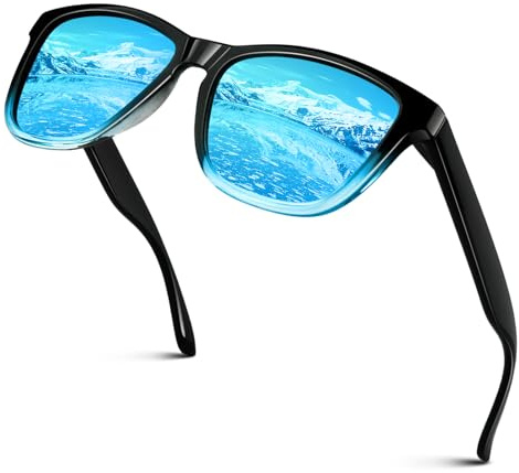 CGID Gafas de Sol Polarizadas Hombre y Mujer Retro Deportivos 80's Ultra Light Protección UV400 MJ17