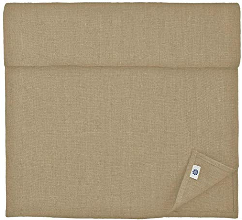 Linen & Cotton Tischläufer Hygge, 100% Leinen - Beige, 40x130 cm | Stoff Tischband Modern, Tischdeko Stoff Läufer Tisch Lang für Home Esstisch Restaurant Hotel Party Sommer Geburtstag Ostern