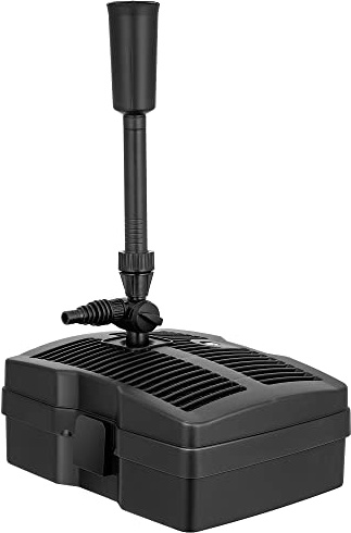 VIVOHOME 530 GPH Submersible Pond Filter Pump Fountain Kits with Sterilizer Suitable for Ponds of 920 Gallons, Water Pump Built In