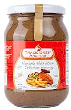 Tradiciones Andinas Peruvian Seasoning Chicken Sauce Marinade 15 oz - Aderezo para Pollo a la Brasa, Rotisserie Grill Chicken Seasoning, Paste Peruvian Sauce for Roasted, Peru Spices, Gourmet Peruano